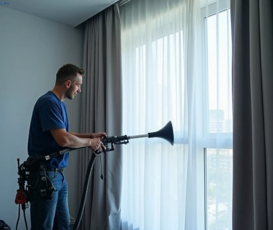 Professional curtain steam cleaning process equipment Matty Curtain Cleaning menangle-park-nsw